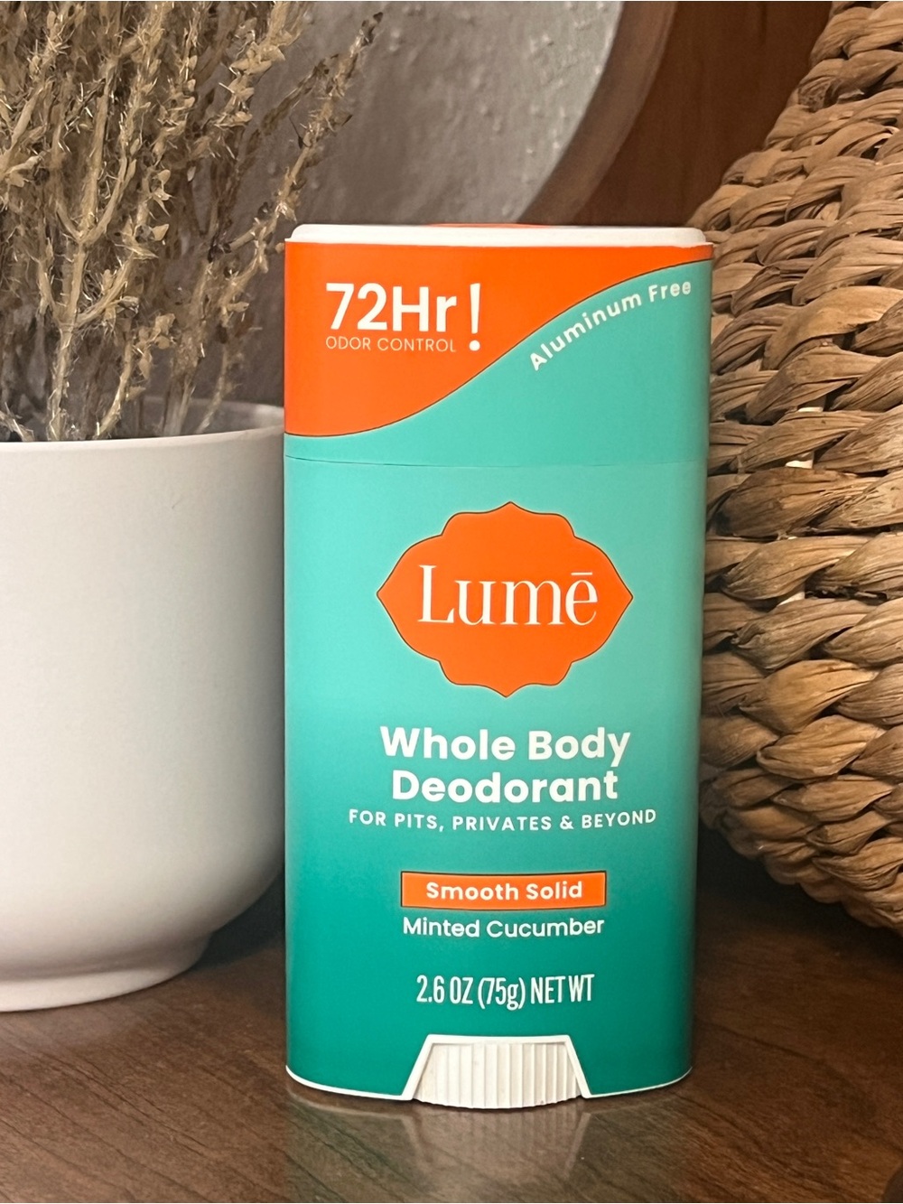 Lume Whole Body Deodorant Smooth Solid Minted Cucumber